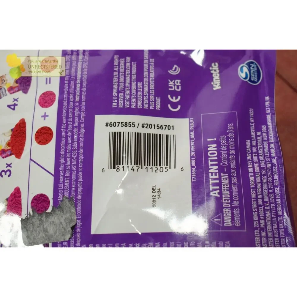 Kinetic Sand Valentine's Day Bag with 10 Pouches